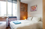 Second double bedroom of this Barcelona apartment Barcelona Old Town Apartment 4 | Bedroom